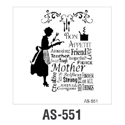 Трафарет Cadence Stencil A4, AS-551