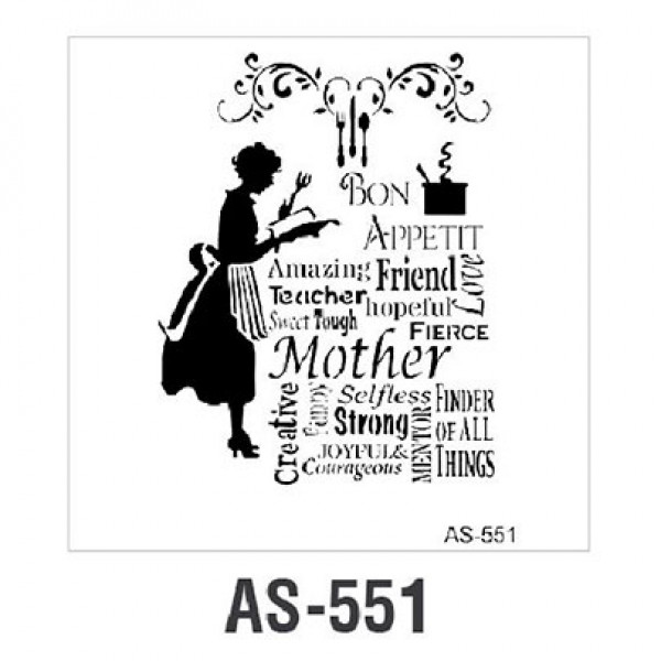 Трафарет Cadence Stencil A4, AS-551