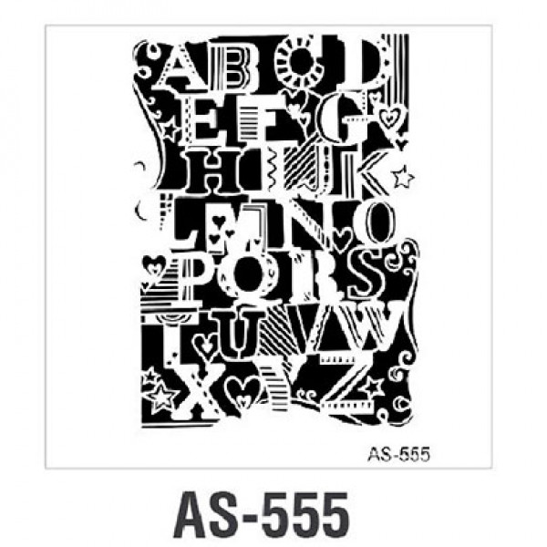 Трафарет Cadence Stencil A4, AS-555