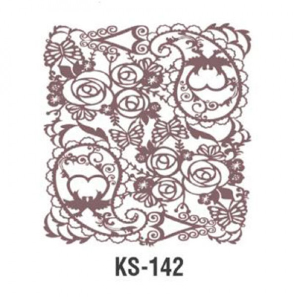 Трафарет Cadence Trendy Stensil Colection KS, 25х25 см, KS-142