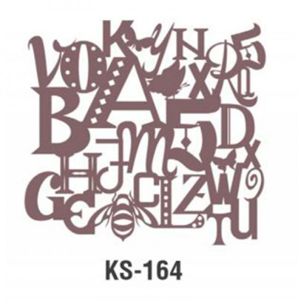 Трафарет Cadence Trendy Stensil Colection KS, 25х25 см, KS-164