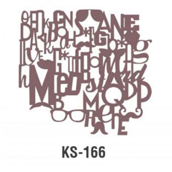 Трафарет Cadence Trendy Stensil Colection KS, 25х25 см, KS-166