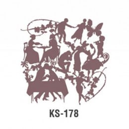 Трафарет Cadence Trendy Stensil Colection KS, 25х25 см, KS-178