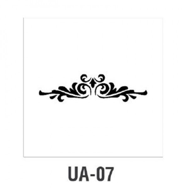 Трафарет Cadence UA Stensil, 10х25 см, UA-07