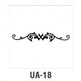 Трафарет Cadence UA Stensil, 10х25 см, UA-18