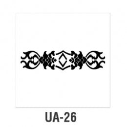 Трафарет Cadence UA Stensil, 10х25 см, UA-26