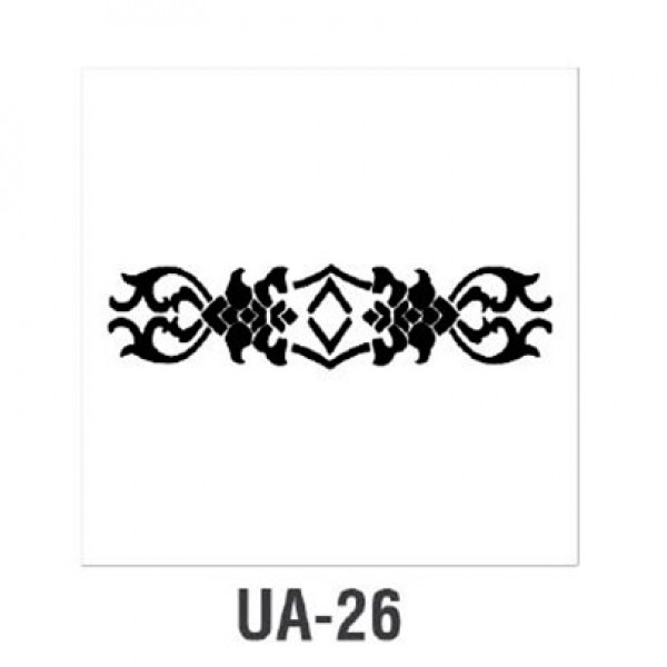 Трафарет Cadence UA Stensil, 10х25 см, UA-26