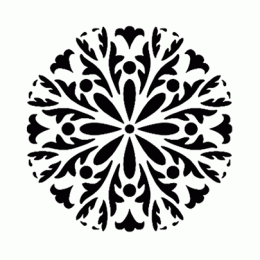 Трафарет круглий Cadence, YB-66