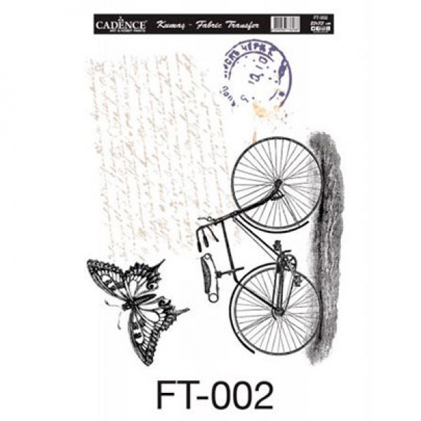 Трансфер для тканини Cadence Fabric Transfer, 25х35 см, FT-002