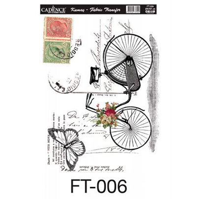 Трансфер для ткани Cadence Fabric Transfer, 25х35 см, FT-006