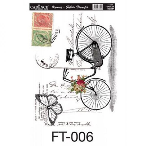 Трансфер для тканини Cadence Fabric Transfer, 25х35 см, FT-006