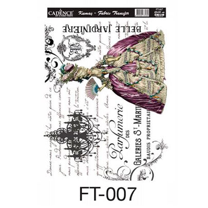 Трансфер для ткани Cadence Fabric Transfer, 25х35 см, FT-007