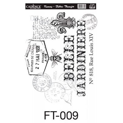 Трансфер для ткани Cadence Fabric Transfer, 25х35 см, FT-009