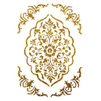 Трансфер для ткани с глиттером Cadence Glitter Fabric Transfer, 17х25 см, SKT-1100