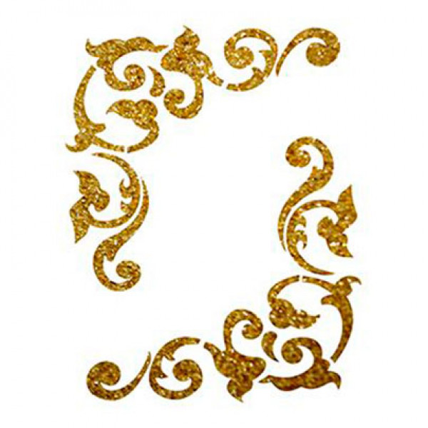 Трансфер для тканини з глітером Cadence Glitter Fabric Transfer, 17х25 см, SKT-1105