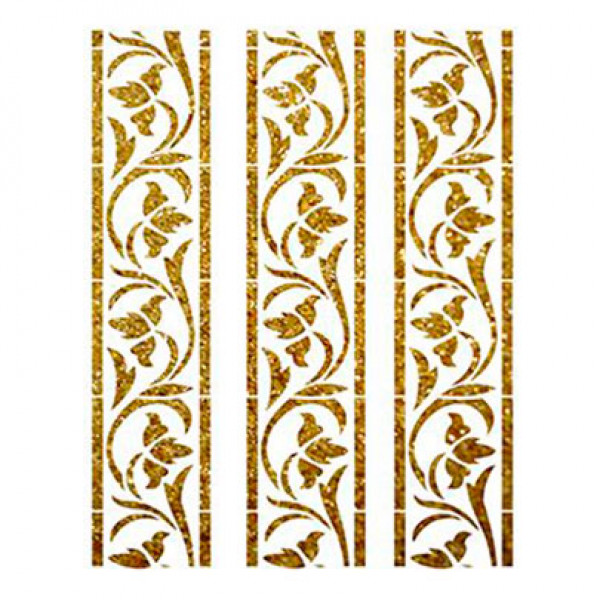 Трансфер для тканини з глітером Cadence Glitter Fabric Transfer, 17х25 см, SKT-1118