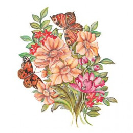 Трансфер універсальний Cadenсe Floral Collection by Svetlana Zhurkina 17 х25 см, T-05