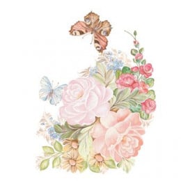 Трансфер універсальний Cadenсe Floral Collection by Svetlana Zhurkina 17 х25 см, T-10