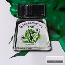 Тушь художественная №235 Изумрудный, Drawing Inks Winsor&Newton 