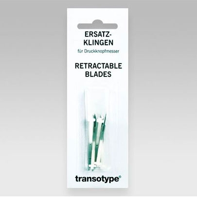 Запасные лезвия Transotype для макетного ножа, ар.17523, (5 шт)