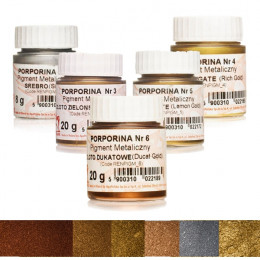 Металічний пігмент №1 Срібло, 8г, Renesans 